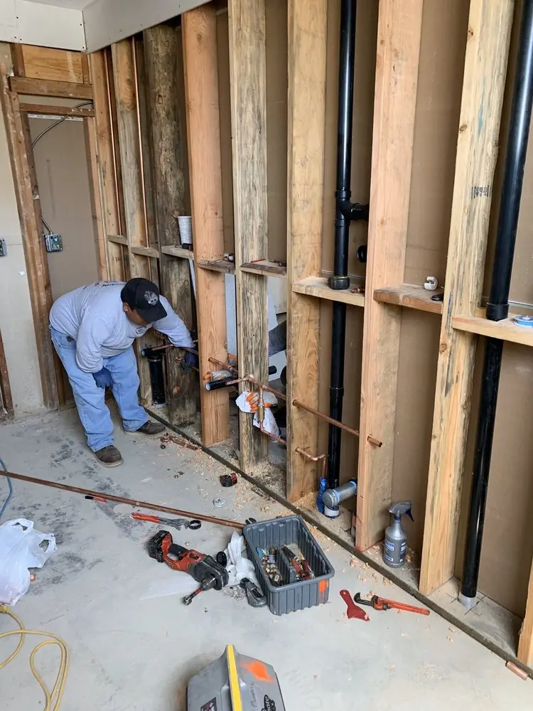 Commercial rough-in plumbing for Water Heater Replacement in Upper Roseville